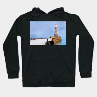 Roker Pier and Lighthouse, Sunderland, North East England Hoodie